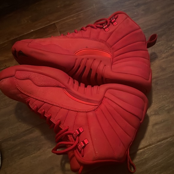 Men’s Air Jordan 12 Retro Gym Red Preowned Sz 8 - Picture 6 of 10